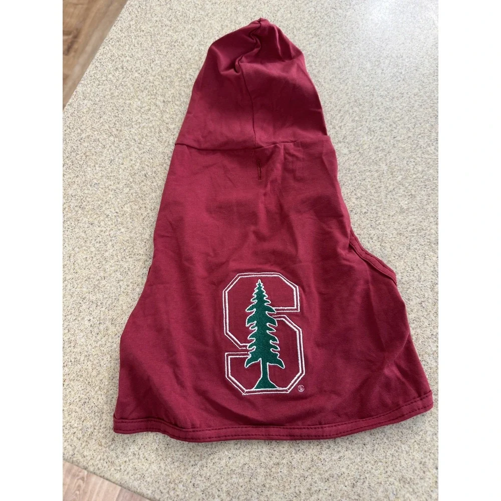 Stanford University Cardinals Collegiate Dog Hoodie T Shirt Medium NWT
